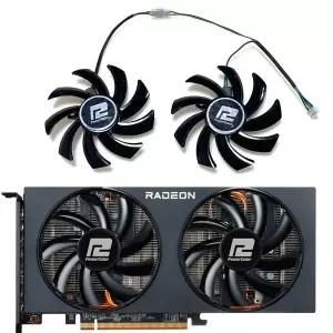 비디오 카드 냉각 선풍기 파워컬러 RX 5700XT 5600XT 5500XT 선풍기 파워컬러 RX 6700 6650XT 6600XT 6600