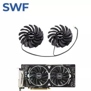 MSI RX 470 480 570 580 갑옷 그래픽 비디오 카드 쿨러 팬용 2 개 87MM PLD09210S12HH 냉각 팬