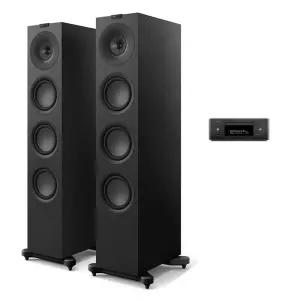 데논 RCD-N12 + KEF Q11 Meta 올인원 스트리밍 CD 오디오