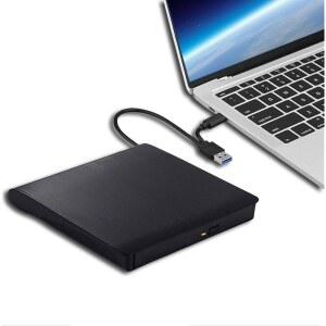 노트북용 VIKTCK 외장 CD DVD 드라이브 TYPE USB 휴대용 버너 PRO AIR 노트북 데스크톱 PC WINDOWS 11 10 LINUX MAC OS용 WRITER 광디스크 드라이브 리더