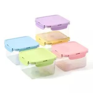 에코센스 조이락 정사각 파스텔 트라이탄 밀프랩 도시락통 5컬러 860ml, 5개