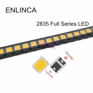 SMD led 2835 1W 0.5W 고휘도 흰색 3V 6V 9V 18V 350mA 150MA 30MA 3000K-6000K 다이오드