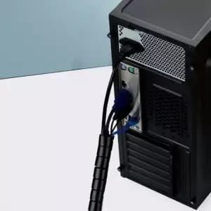 ( )3m 스피드 전선정리 스네이크 커버 2세트 블랙