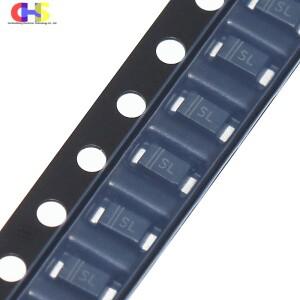 100 개 1N5819W SL SOD-123 0.5A1A 1206 SMD 숏키 다이오드