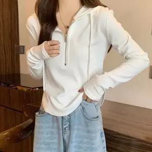 후드티 긴팔티셔프 반집업 데일리 기본핏 캐주얼