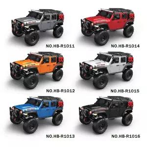 생활 수집품 1/10 스케일 RC카 HB RTR 원격 조종 차량 2.4G 풀 프로포셔널 락 크롤러 LED 라이트 4WD 오프