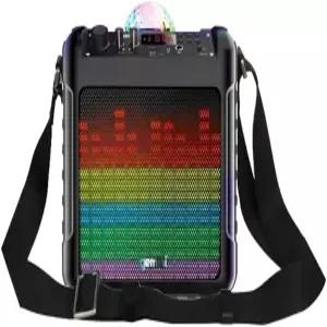 제미니 사운드 MPA-K650 150W 와트 6.5인치 우퍼 충전식 휴대용 무선 블루투스 노래방 기계 시스템 마이크