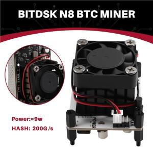 Bitdsk N8 200Gh/S BTC 광부 BM1397 비트코인 ASIC 솔로 채굴 장비 EU PLUG 로터리