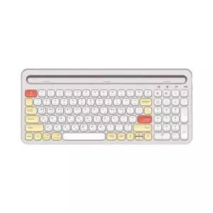 스마트폰거치대 화이트 블루투스5.0 키보드 무선 스마트폰 태블릿PC