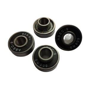 JSCCMEEQ 베어링 16pcs 608RS 스케이트보드 인라인 롤러 스케이트 드리프트 보드 롱보드 ABEC-9 P5 일체형 샤프트 8x22x12.6mm