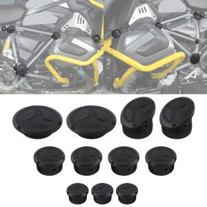 BMW 호환 R1250GS - 어드벤처 LC어드벤처 2014- 용 11PCS 바이크 오토바이 프레임 구멍 커버 캡 플매트 카