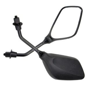 페어 바이크 오토바이 스쿠터 후면보기 미러 GY6 50cc 125cc  ATV 쿼드 부품에 대 한 블랙 8mm Rh 스레드