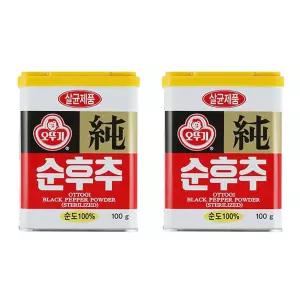 오뚜기 순후추 100g, 2개