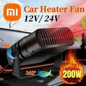 차량용 히터 12V24V 휴대용 김서림 제거기 난방 팬 200W 건조기 앞유리 가정용