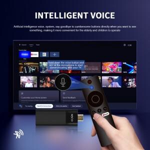 MX10 F3 4K@60fps TV 스틱 안드로이드 Allwinner 쿼드 코어 2G+16G WiFi6 BT5.4 스마트 기기