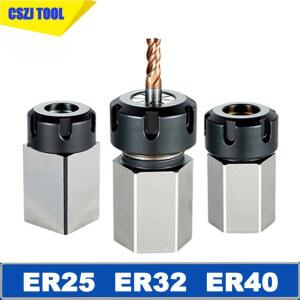 보링바 사각 육각 고정장치 밀링 머신 콜릿 클램핑 슬리브, ER25 32 40 UM5C