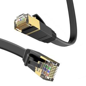 컴퓨터인터넷연결선렌선1m 2PCS Cat7 차폐 이더넷 케이블 1m 5m 10m 20m 30m 플랫 인터넷 네트워크 모뎀 라우터 LAN 컴퓨터 RJ45 커넥터