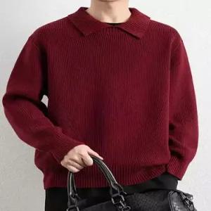 엘럽 니트 가을 캐주얼 남친 터틀넥 기모 칼라넥 가디건 트렌드 원템3