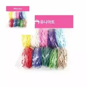 유아만들기 칼라지끈 혼합 10입 공예용품 어린이집만들기 유아미술재료
