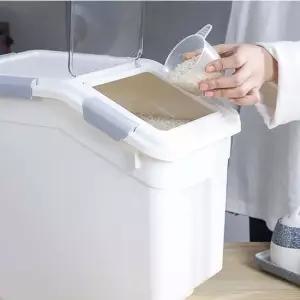 GDM 20kg쌀포대 도어 뚜껑 쌀통 잡곡통 25L 곡물용기 곡물통