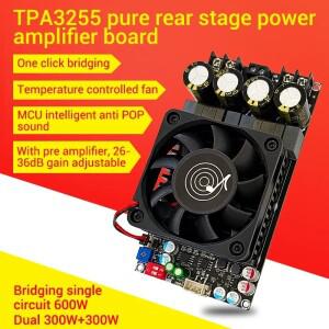 디지털 앰프 보드 스테레오 300W x 2 브리지 모노 AMP Wuzhi 오디오 DIY 전자 장비 키트 TPA3255