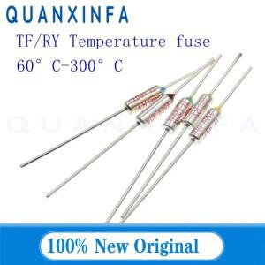 100PCS TF 열 퓨즈 RY 10A 250V 온도 제어 조절기 Switch65C 85C 220C ° ℃