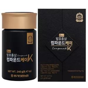 풍기홍삼농협 황풍정 6년근 발효홍삼 컴파운드 케이 240g/쇼핑백 포함