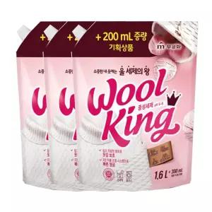 울킹 울샴푸 중성세제1.8L x 3개울 울세제 중성울 빨래용품 세탁 액체 액상