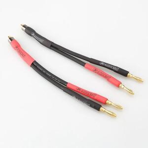 2PCS 15cm HiFi 오디오 케이블 여성용 RCA-2 바나나 플러그 케이블 앰프 스피커 어댑터 케이블 바나나 스피