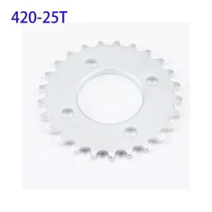 오토바이 420 체인 스프로킷 리어 기어, 25T, 48mm, 범용 110cc, 125cc, 140cc 더트 피트, 자전거 고카트 A