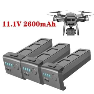 11.1V 2600mAh 리튬 배터리 SJRC F7 4K PRO 드론 예비 부품 키트 실시간 전력 표시