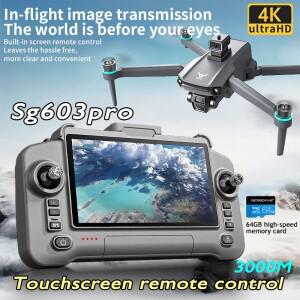 SG603PRO 드론 GPS 8K HD 카메라 터치스크린 EIS 흔들림 방지 항공 브러시리스 5G 대형 UAV RC 쿼드콥터