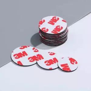 [하프클럽/셀러허브]원형 동전 스티커 고무자석 3M 접착제사용 냉장고자석 30mm x 2mm