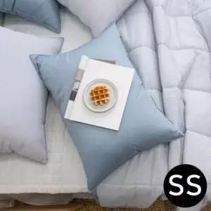슈퍼싱글이불패드세트 여름 간절기 이불 패드세트 슈퍼싱글SS 그레이 화이트