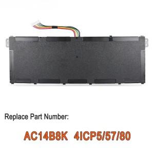 Acer Aspire ES1-131 V5-122 TF71-BM B115-M 용 새 AC14B8K 노트북 배터리