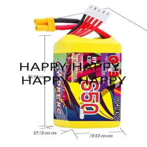 드론 원격 제어 FPV Quadcopter 헬리콥터 항공기 RC 부품 4S에 대 한 3pcs GNB LiPo 배터리 15.2V 650mAh 1