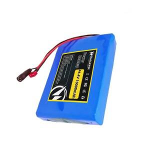44.4V 내장형 리튬 배터리 10000mAh - 12S4P 18650 구성 350W~500W 전동 스케이트보드 통근 BMS 포함