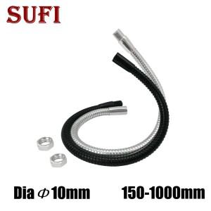 금속 호스 LED 넥 스포트라이트 클립 침대 옆 테이블 램프 범용 모양의 사문석 튜브 브래킷 DIY 데스크 Dia