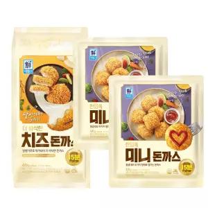 대림냉동 대림선 더 바삭한 치즈돈까스 420g 1개 + 한입쏙 미니돈까스 420g 2개