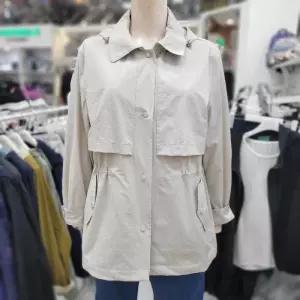 크로커다일레이디 DP01 후드탈부착카라점퍼 중기장풀오픈셔츠카라탈부착후드점퍼 CLFM