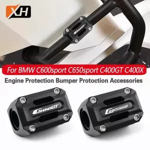 바이크 오토바이컵홀더 거치대 크래시 바 엔진 범퍼 보호 블록 22/25/28MM BMW 호환 C400X C400GT C650spor