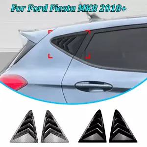 스포일러 리어 에어로파츠 Ford Fiesta MK8 뒷 창 쿼터 셔터 루버 커버 사이드 벤트 자동차 액세서리