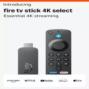 Amazon Fire TV Stick 4K Select 최신 모델 AI 기반 검색 무료 및 라이브 스트리밍 시작