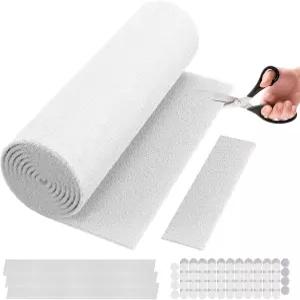 EKACO 20 x 120 에어 필터 48Pcs 접착 후크 테이프 홈 플로어 레지스터 천장 그릴용 공기 재료 HVAC 용광로