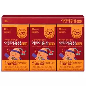 종근당건강 어린이홍삼 20ml 30포 종근당홍삼 6년근 튼튼업 업그레이드