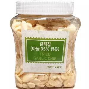 대량 마늘후레이크 200g/4개 마늘 튀김 갈릭 토핑 칩