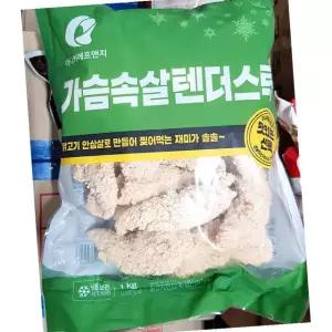 마니커 가슴살 텐더 스틱 41g 24입 1KG 닭 냉동