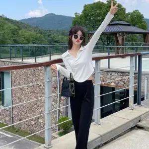 카라 긴팔 브이넥 골지 간절기 티셔츠 목선 강조 브이넥티셔츠 골지티셔츠 골지긴팔티