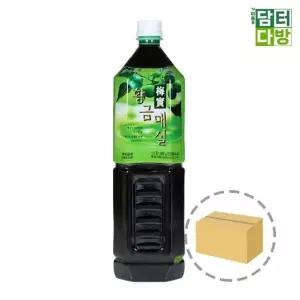 청솔 황금매실 1.5L 1BOX (6개입) 매실주스 음료베이스 카페 (W68FE1D)