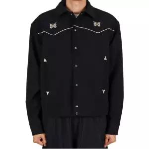 니들스 26SS 남성 파이핑 카우보이 자켓 폴리 더블 클로스 블랙 SX223 BLACK